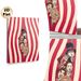 Circus Themed Painting Poster, Vibrant Vintage Cartoon Style Poster, Cheerful Design Featuring Circus Performers Peeking From Striped Curtain, Ideal_maomaolike.com