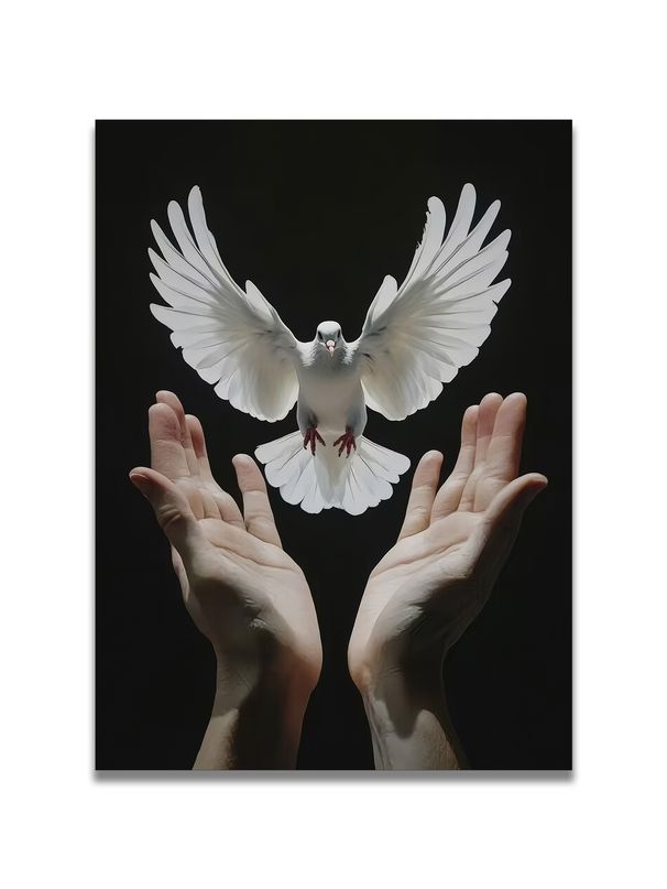 Therapeutic Aesthetics, Welcoming The Descent Of The Holy Spirit, A Bohemian-inspired Heart-shaped Bouquet Cradling White Doves, Peace And Romance._maomaolike.com