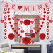 Festive & Party Supplies Valentine's Day Wedding Proposal Background Decoration Pull Flag Pull Flower Spiral Hanging Ornaments Set BE MINE Love Banner_maomaolike.com
