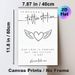 Temporary Tattoo Station Painting Poster, Minimalist Black & White Winged Heart Poster, Love-themed Decorative Sign Suitable For Wedding Receptions_maomaolike.com