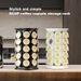 Rotating Coffee Capsule Storage Stand Display Rack 40 Capsules Kcup Special Coffee Capsule Rack Storage Rack_maomaolike.com