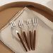 Vintage Fruit Fork Storage Can Stainless Steel Fruit Fork Fruit Spoon Dessert Fruit Signature Can_maomaolike.com