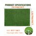 5ft X 10ft Premium Artificial Turf Mat With Drainage Holes. Thick Grass With Rubber Backing, Ideal For Indoor/Outdoor Pet Areas, Garden, Lawn, Patio & Balcony Decor(Grass Height 0.6 Inches/1.5cm)_maomaolike.com