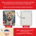 Wire Fox Terrier Christmas Porcelain Ornament Christmas Tree Hanging Decorations For Home Christmas Holiday, Rectangle, Gift, Multicolor_maomaolike.com