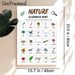 Nature Scavenger Hunt Painting Poster, Vibrant Cartoon Nature Elements Poster, Practical Checklist To Track Found Items For Outdoor Adventures And_maomaolike.com