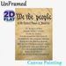 We The People US Constitution Preamble Painting Poster, Vintage Aged Parchment-style Poster, Classic Historical Patriotic Text Decor, Suitable For_maomaolike.com
