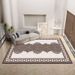 Living Room Rug Large Size Gorgeous Gold Frame Design Bedroom Rug Plush Thickened Machine Washable Thickened Underlay Interior Decorative Rug_maomaolike.com