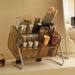 Perfume Storage Bathroom Lipstick Organizer Eyeshadow Palette Makeup Brush Skincare Display Rack Entryway Vintage Style_maomaolike.com