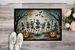 Dancing Skeletons Spooky Halloween Doormat Front Door Mat Indoor Outdoor Rugs For Entryway, Non Slip Washable Low Pile, 24H X 36W_maomaolike.com