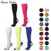 Beautiful leg compression socks, women's yoga sports compression socks, marathon running socks, calf long socks, elastic socks_maomaolike.com