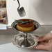 Vintage Stainless Steel High Footed Dessert Cup, Ice Cream Pudding, Custard Bowl, Ins Style Ice Cream Cup_maomaolike.com