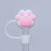 Cute Cartoon Straw Cap, Personalized Party Straw Decoration Accessories, Dust Plug Cover_maomaolike.com