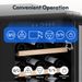 15in Wine Refrigerator Cooler-28 Bottle Capacity_maomaolike.com