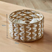 Desktop Woven Storage Box Coffee Table Entryway Key Miscellaneous Rattan Snacks Home Dormitory Cosmetics Round Handmade_maomaolike.com
