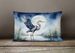 Birds, Birds, Birds Throw Pillow Throw Pillow For Indoor Couch Bed Outdoor Patio Washable, Blue Heron Moonlight 7496,12Hx16W_maomaolike.com