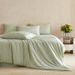 Spring New Pure Natural Environmental Protection Skin-friendly Breathable Bamboo Pulp Fiber Piece Solid Color Infant Bedding Four-Piece Set_maomaolike.com