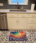 Asters In Color Memory Foam Kitchen Mat Machine Washable Anti-Fatigue Mat Cushion Comfort Bath Mat Or Kitchen Rug_maomaolike.com