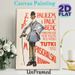 Vintage Gentleman Painting Poster, Stylized Retro Caricature Poster, Classic Old-fashioned Design With Bold Typography, Ideal For Living Room, Home_maomaolike.com