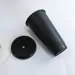 5pcs 24oz PP Colorful Straw Large Capacity Milk Tea Cup For Iced Coffee Cold Drinks Travel Office Party_maomaolike.com