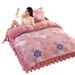 High Weight 4kg Gold Mink Milk Velvet Four-Piece Duvet Cover Bed Sheet Fleece Thickened Three-Piece Set Wholesale_maomaolike.com