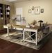 Corner Desk With Storage Shelves, Small Square Table In American Style,for Home ,Office, Small Space, White And Wood_maomaolike.com