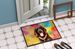 Chocolate Labrador Hippie Dawg Doormat Front Door Mat Indoor Outdoor Rugs For Entryway, Non Slip Washable Low Pile, 24H X 36W_maomaolike.com