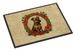 Border Terrier Christmas Flowers Doormat Front Door Mat Indoor Outdoor Rugs For Entryway, Non Slip Washable Low Pile, 24H X 36W_maomaolike.com