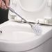 Household Bathroom Essentials Plastic Decontamination Long Handle Toilet Cleaning Brush_maomaolike.com