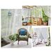 Outdoor Pergola Sheer Curtain Mosquito Net,Breathable Privacy Shade Screen For Patio Gazebo Garden CanopyWindproof Anti-Bug Pergola Side Drape Curtain_maomaolike.com