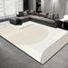 Living Room Rug,Large Rug,Oversized, Gold Leaves Design,Bedroom Rug,Soft And Thick, Machine Washable, Thickened Rug, Bedside Rug,Decorative Indoor Rug_maomaolike.com