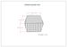 Noreen Square Pouf, Light Blue And White Accent Ottoman For Living Room_maomaolike.com
