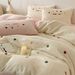 Winter Warm Sheep Thickened Four-Piece Set Ins Colorful Polka Dot Milk Wool Soft Comfortable Duvet Cover Bed Sheet_maomaolike.com