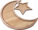 Muslim Islam Mubarak Wooden Serving Tray Ramadan Food Storage Container Desk Organizer Home Kareem Party Decor Eid Gifts_maomaolike.com