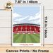 Thomond Park Stadium Sports Painting Poster, Vibrant Minimalist Flat-style Stadium Poster, Eye-catching Sports Venue Artwork Ideal For Home And Sports_maomaolike.com