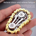 Stress Finger Flywheel Chain Fidget Spinner Boredom Anxiety Relief Artifact Gear Mechanical Metal Toy_maomaolike.com