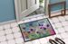 South Dakota Pasque Flowers In Watercolor Doormat Front Door Mat Indoor Outdoor Rugs For Entryway, Non Slip Washable Low Pile, 24H X 36W_maomaolike.com