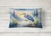 Birds, Birds, Birds Throw Pillow Throw Pillow For Indoor Couch Bed Outdoor Patio Washable, Blue Heron Emerging 7490,12Hx16W_maomaolike.com