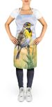 Nebraska Western Meadowlark Apron Cooking Kitchen Server Baking Crafts Gardening For Adult Women Men, Unisex, Large, Multicolor_maomaolike.com