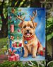 Norfolk Terrier Christmas Reindeer Garden Flag Mailbox Flag Decorative Yard Flag Banner Outside Patio Artwork Yard Flower Beds, Garden Size, Multicolor_maomaolike.com