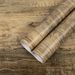 ✅Black Furniture Renovation Stickers Grain Plain PVC Self-Adhesive Wallpaper Wardrobe Modern Waterproof Wood_maomaolike.com