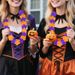 Pack Of 24 Halloween Party Item Flower Chains Halloween Themed Garlands Orange Purple Black Trick Or Treat Holiday Decoration Chain Accessories For Halloween Home Decoration Birthday Party Supplies_maomaolike.com