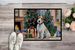 Fox Terrier Cozy Christmas Doormat Front Door Mat Indoor Outdoor Rugs For Entryway, Non Slip Washable Low Pile, 24H X 36W_maomaolike.com