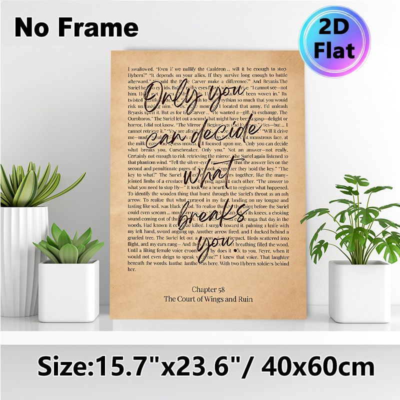 Inspirational Literary Quote Painting Poster, Vintage Aged Book Page Style Poster, Thought-provoking Motivational Decor Ideal For Home, Reading Nook_maomaolike.com