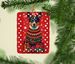 Lancashire Heeler Holiday Christmas Porcelain Ornament Christmas Tree Hanging Decorations For Home Christmas Holiday, Rectangle, Gift, Multicolor_maomaolike.com