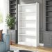 Wood Bookcase, Tall Bookshelf With 6-Tier Open Storage Shelves_maomaolike.com
