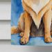 Leonberger Christmas Reindeer House Flag Large Porch Sleeve Pole Decorative Outside Yard Banner Artwork Wall Hanging, Polyester, House Size, Multicolor_maomaolike.com