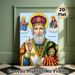 Saint Nicholas Themed Painting Poster, Traditional Vibrant Orthodox Icon Style Poster, Exquisite Detailed Religious Artwork Ideal For Home Prayer_maomaolike.com