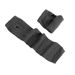 Unisex Casual all-purpose Christmas Fingertip gloves Solid color jacquard adult striped gloves_maomaolike.com