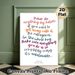Inspirational Literary Quote Painting Poster, Vibrant Multicolor Hand-lettered Typographic Poster, Motivational Wall Decor Ideal For Home Office_maomaolike.com