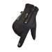 Cycling gloves men's autumn and winter reflective waterproof zipper outdoor warm plus velvet thickened mountaineering sports gloves women_maomaolike.com